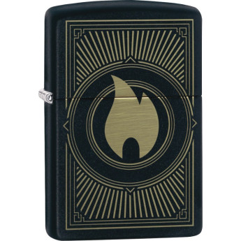 Zippo Classic 49217, матовый чёрный
